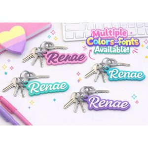 Custom Name Keychain - Kre8tive Soul