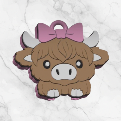 Highland Cow Soda Tab Opener