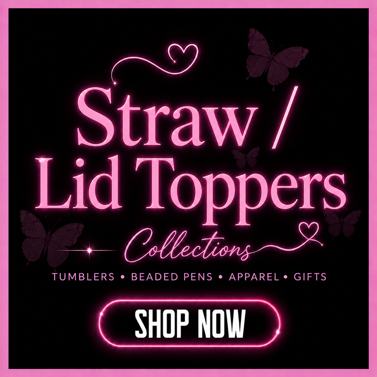 Lid Toppers / Straw Toppers Collection | Kre8tive Soul