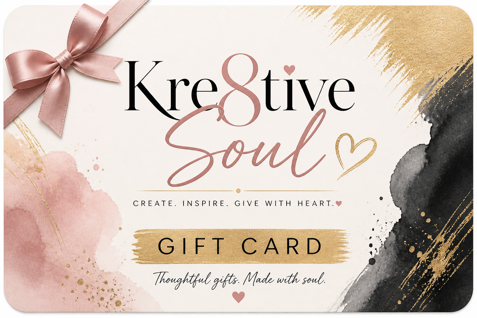 Gift Cards - product by Kre8tive Soul