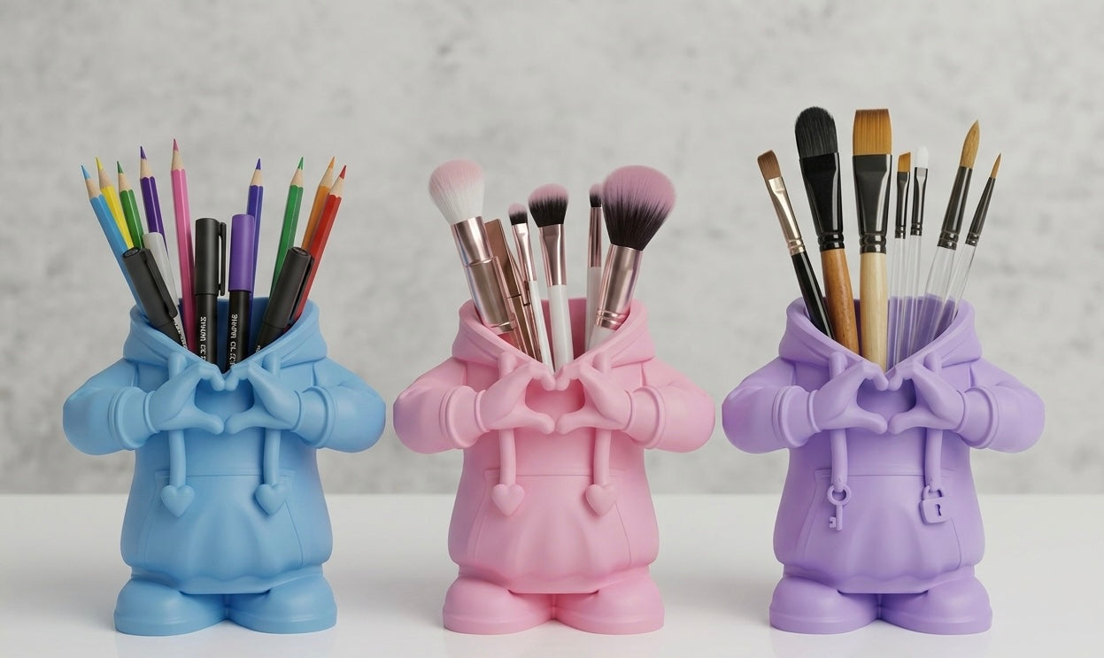 Hoodie Makeup Brush Holder - product by Kre8tive Soul