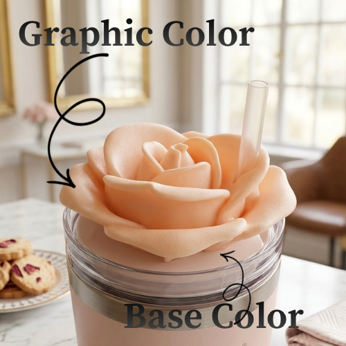 Kre8tive Soul 40 oz Tumbler Lid Topper - product view 2 | Kre8tive Soul