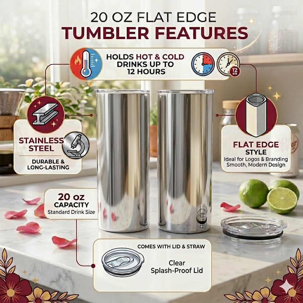 Welder Stainless Steel Tumbler (20 oz) - product view 2 | Kre8tive Soul