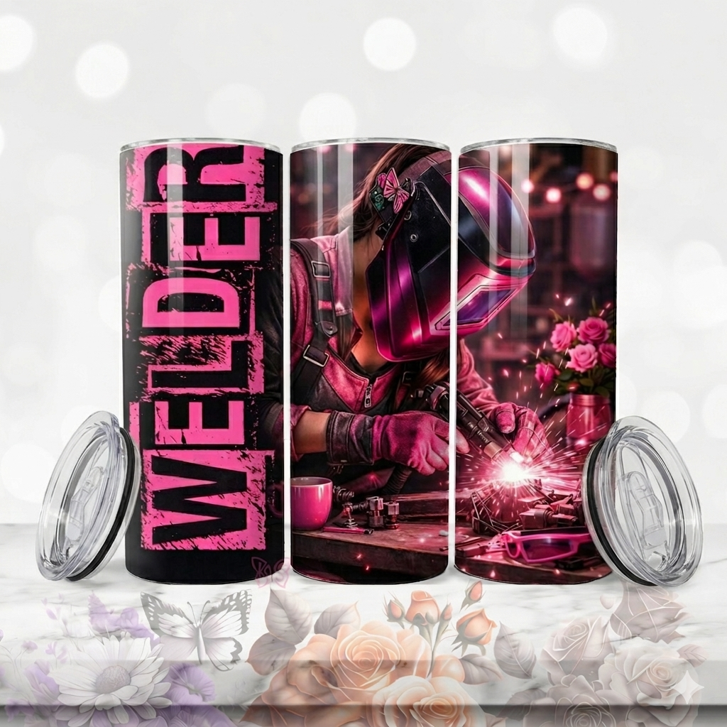 Welder Stainless Steel Tumbler (20 oz) - product by Kre8tive Soul