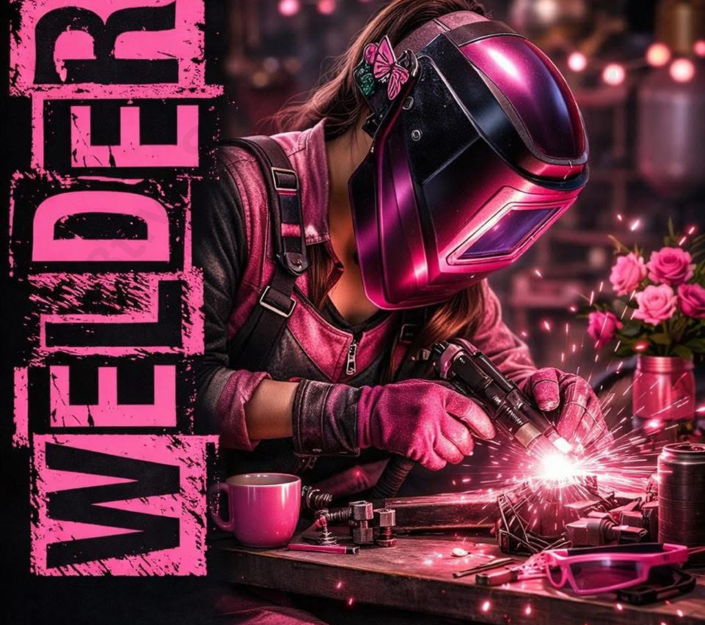 Sublimation Prints - KS 006 Welder (20 oz Skinny Tumbler)