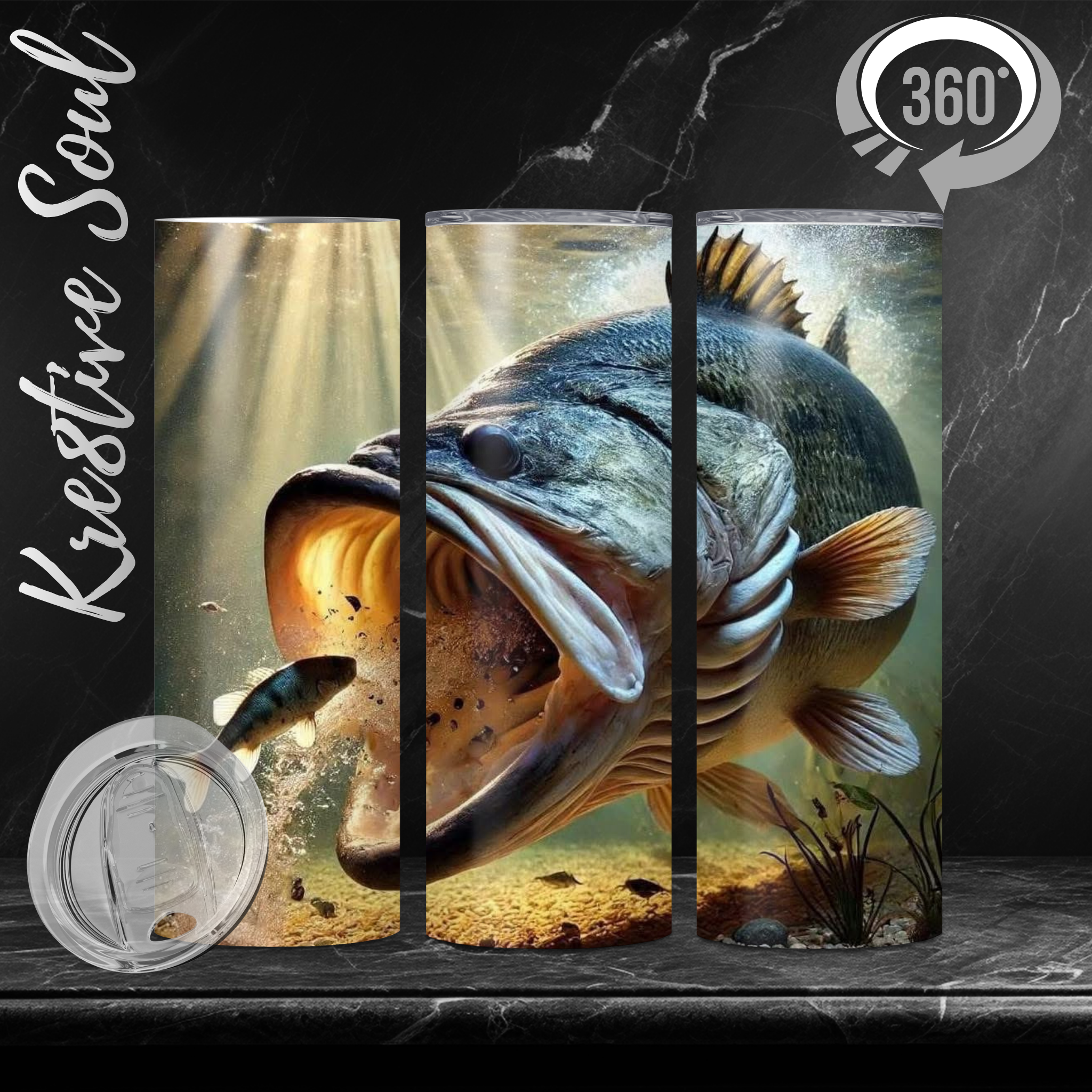 Outdoor Themed Stainless Steel Tumblers (20 oz) - product by Kre8tive Soul