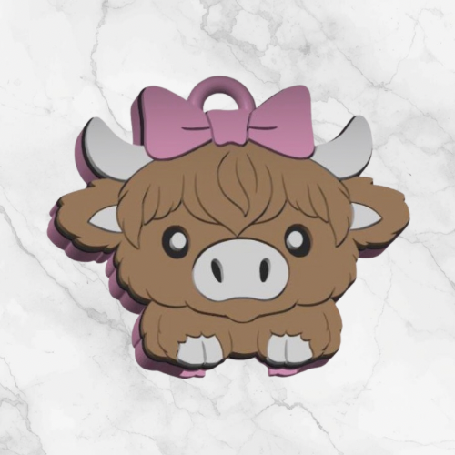 Highland Cow Soda Tab Opener - product by Kre8tive Soul