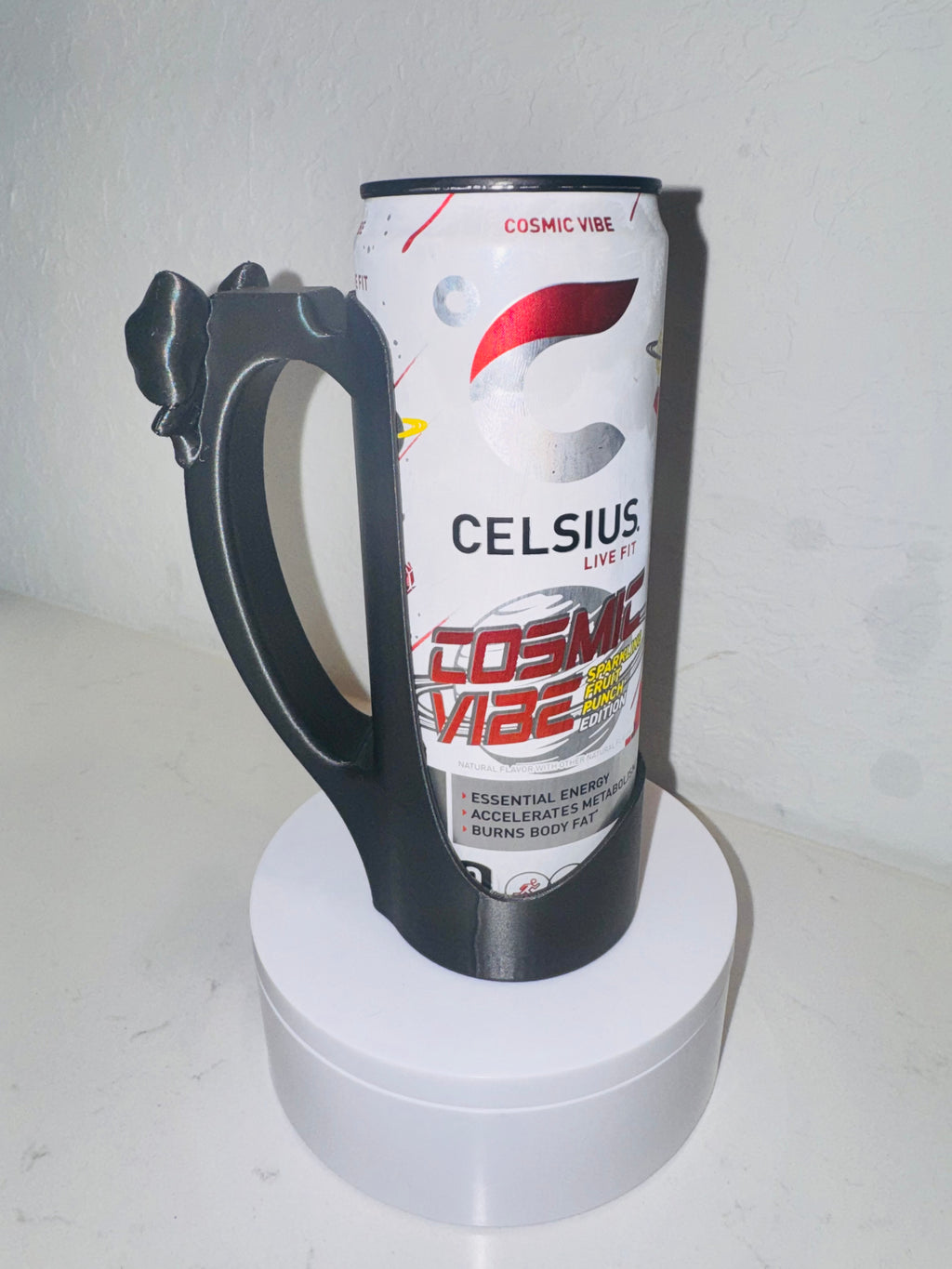 Skinny Can Holder w/Bow (12 oz Slim) - product view 5 | Kre8tive Soul