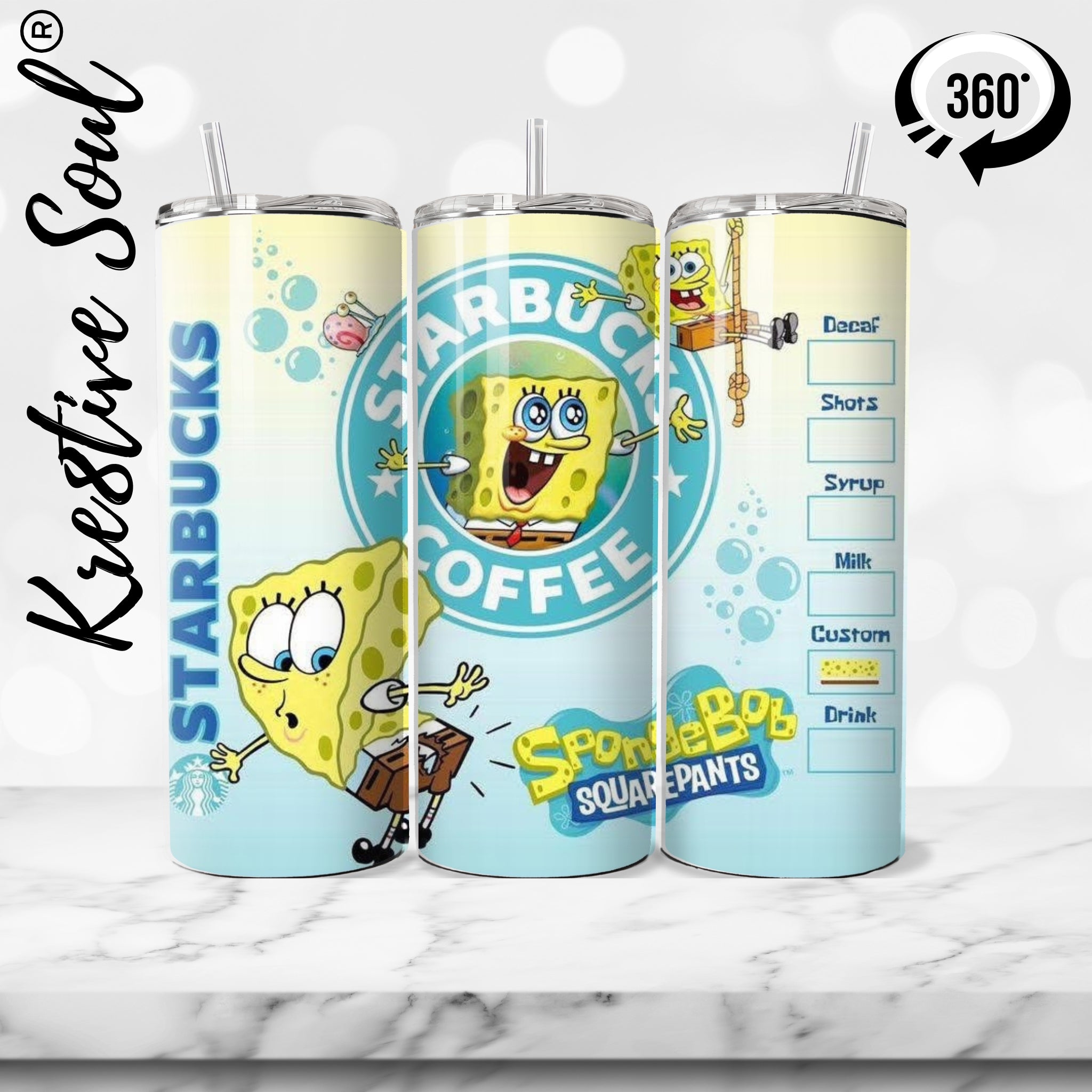 SB SpongeBob Coffee Stainless Steel Tumbler - KS054