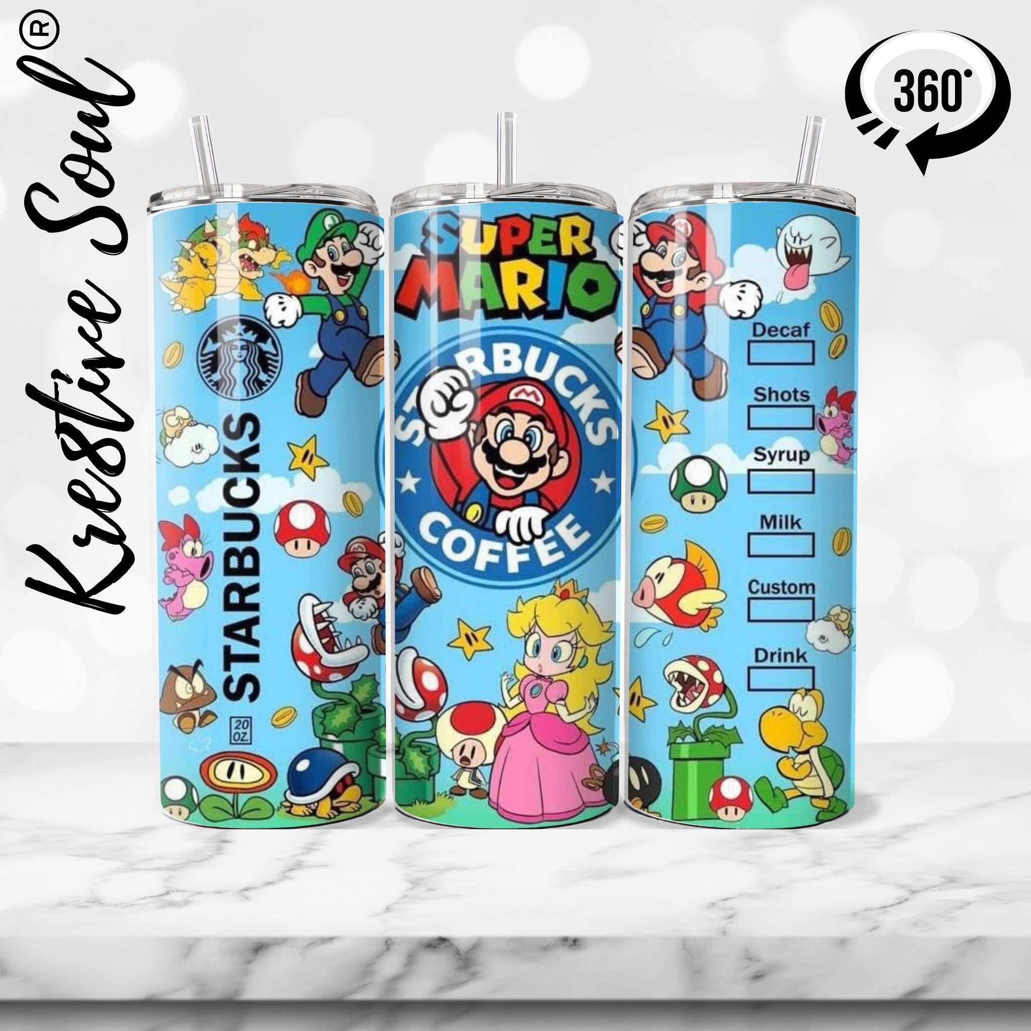 SB Mario Coffee Stainless Steel Tumbler -KS052